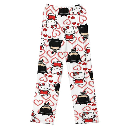 Hello Kitty x Batman Print Lightweight Pajama Pants