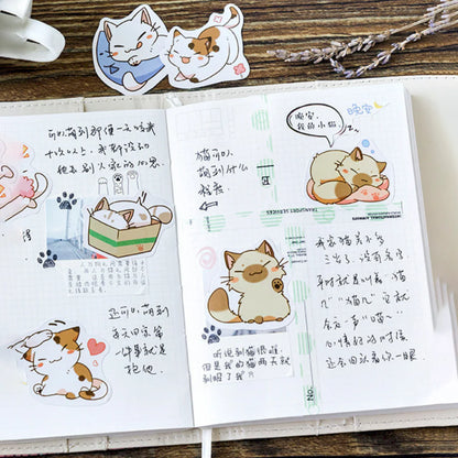 Little Chibi Cat Stickers – 45 Expressive Kitty Designs