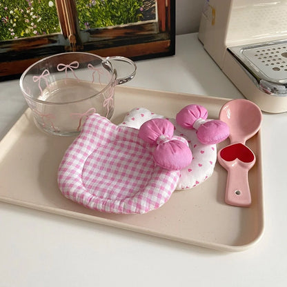 Hello Kitty Fabric Heat Insulation Mat