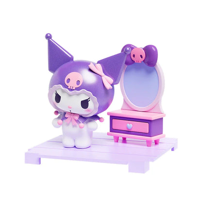 Kuromi Cozy Home Blind Box with Dust-Proof Acrylic Case