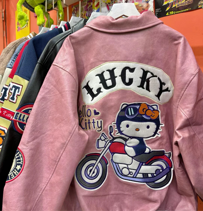 Hello Kitty Glam Rider Leatherette Jacket