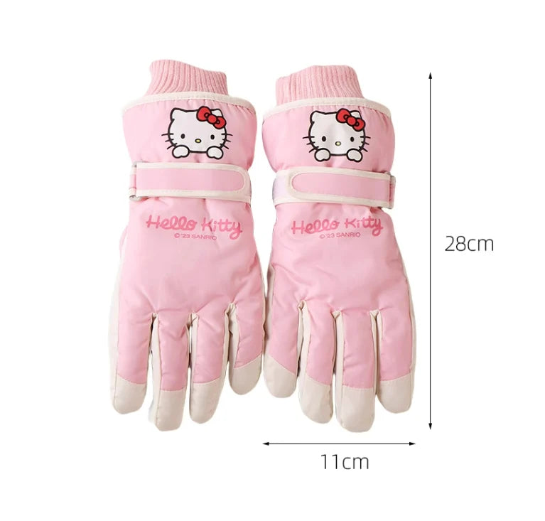 Sanrio Winter Warm Plush Ski Gloves