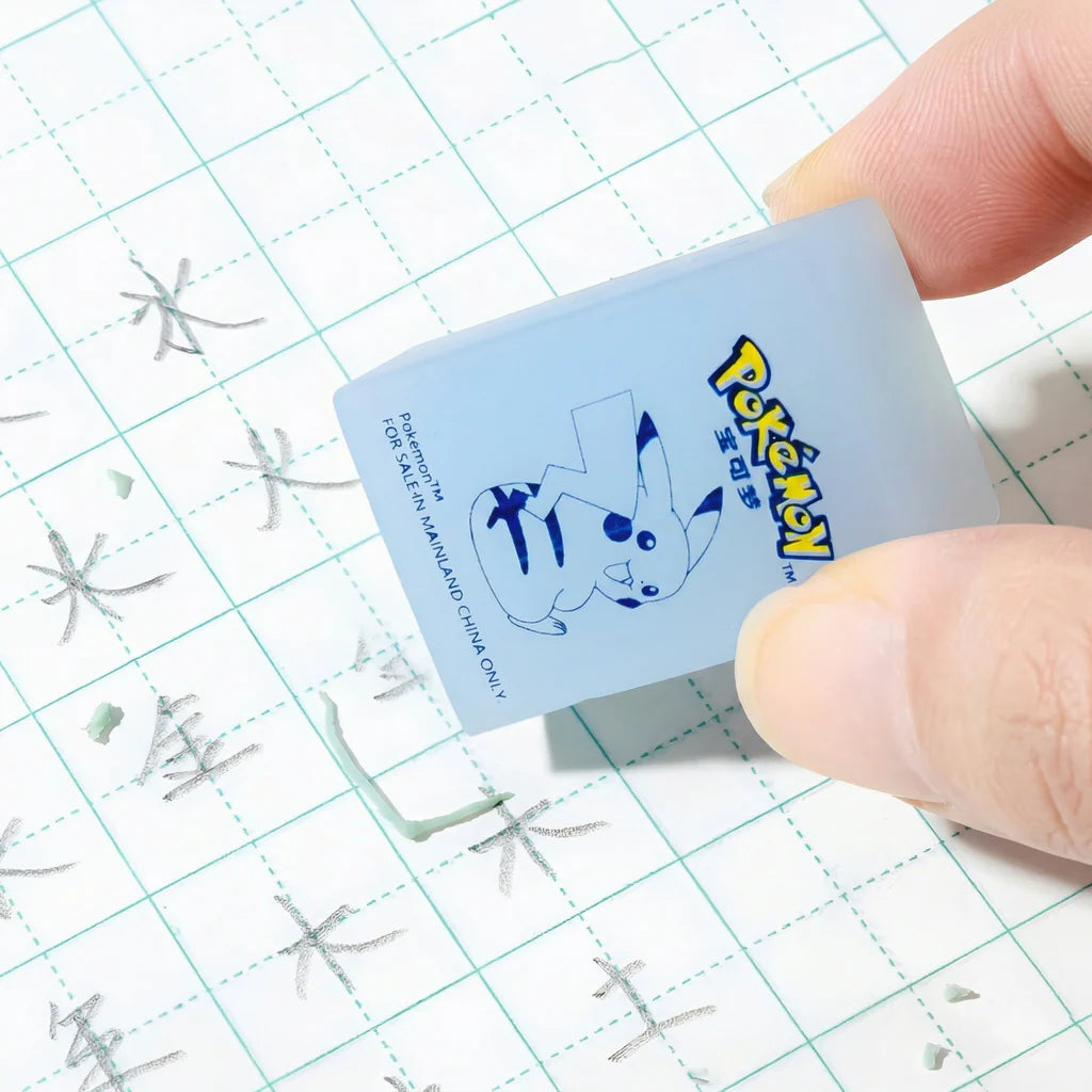 Pokemon Mechanical Pencil Set - Pencil + Refills + Eraser