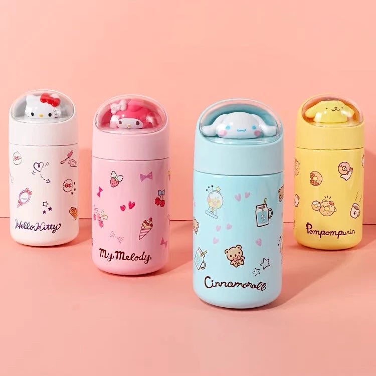 Sanrio Cinnamoroll / My Melody / Pompompurin Thermos Water Bottle Flask  350ml