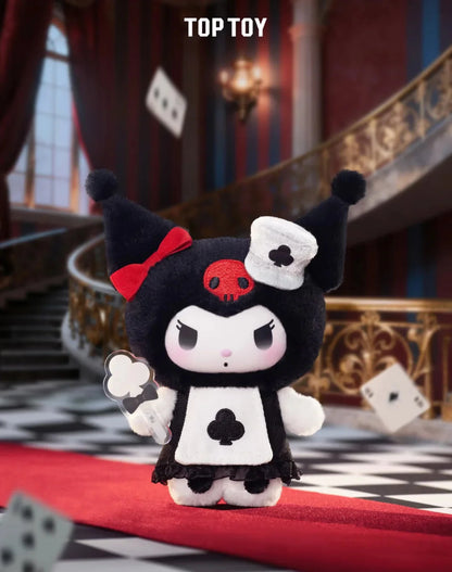 Kuromi Poker Kingdom Plush Doll Limited Edition Gothic Playing Card Blind Box
