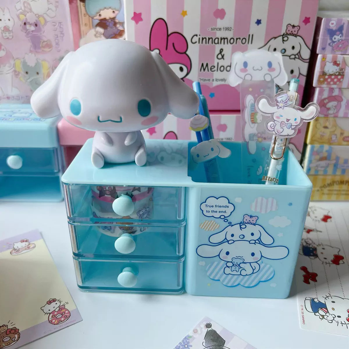 Sanrio Desk Organizer with Pen Holder and Drawer