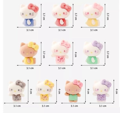 Hello Kitty 3D Decorative Figurine 10 Pic Set