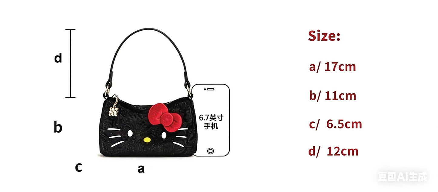 Hello Kitty Luxe Mini Pillow Bag