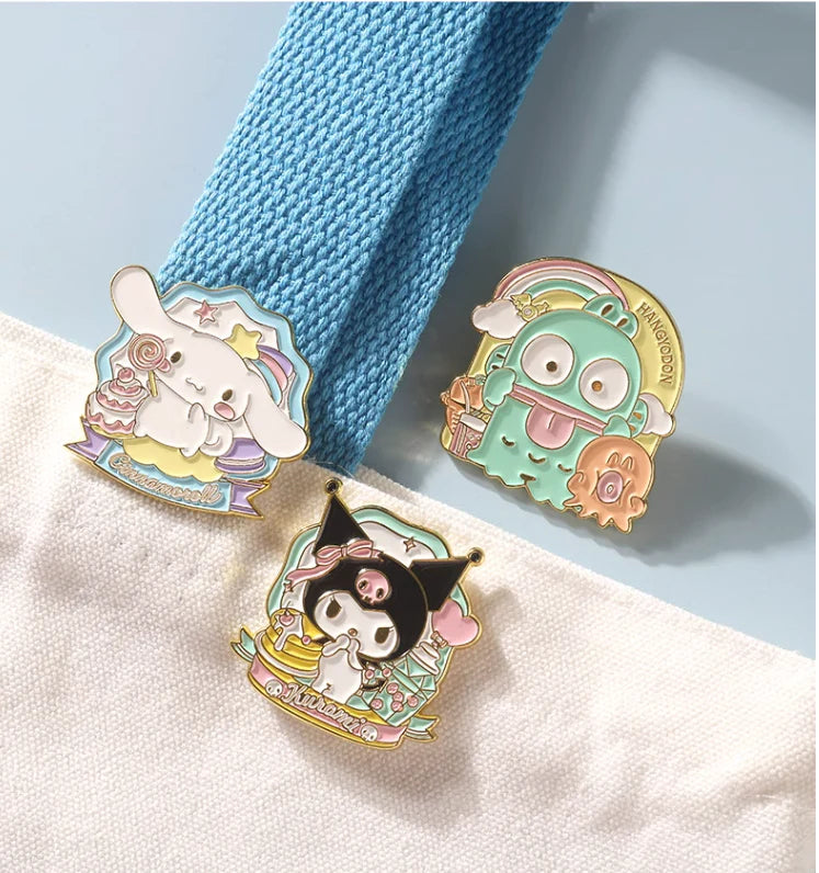 Sanrio Dessert Medal Pins