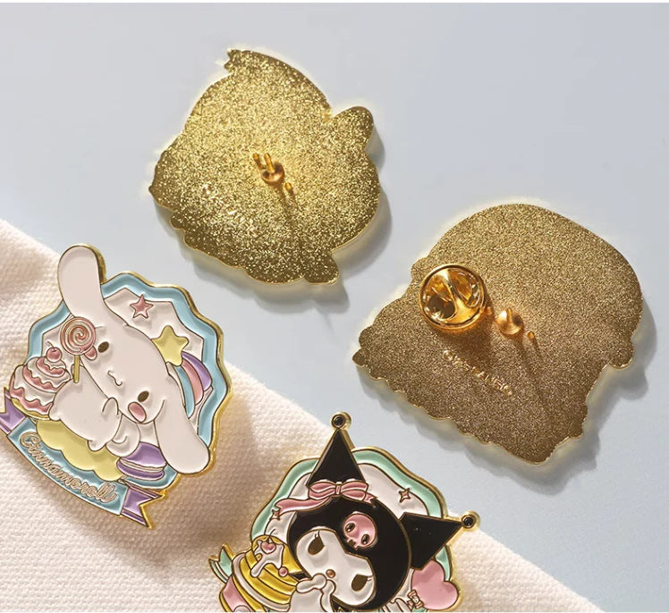 Sanrio Dessert Medal Pins
