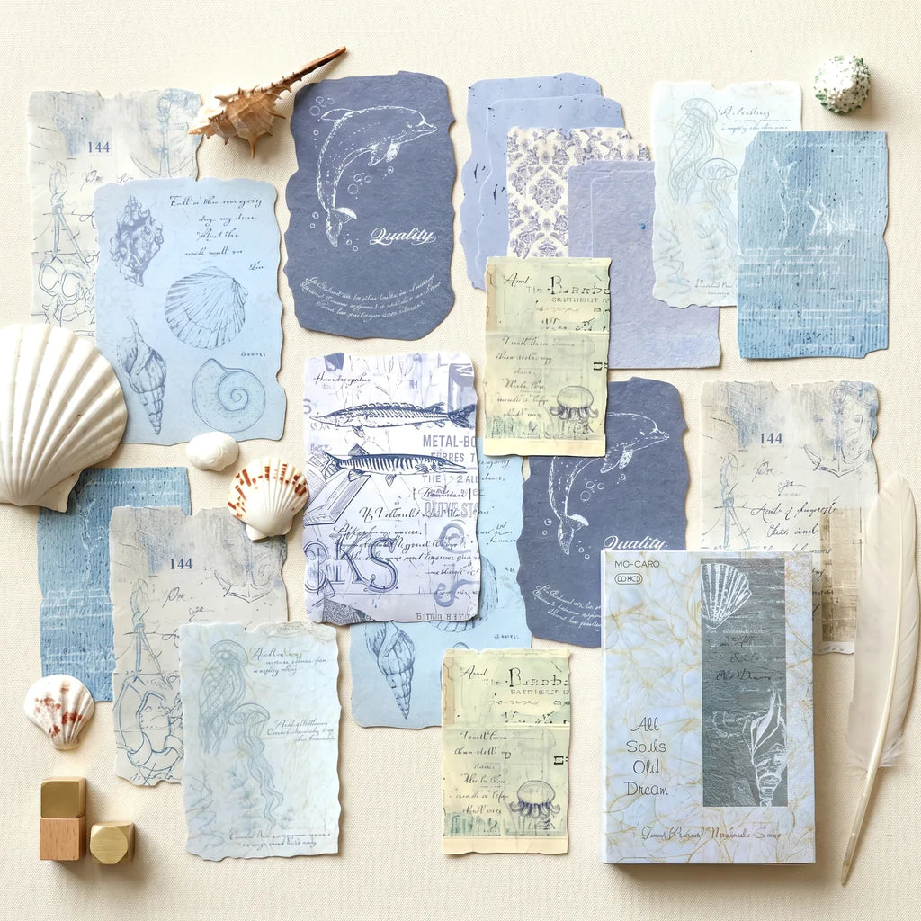 Vintage Botanical Collage Papers