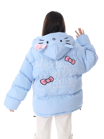 Hello kitty puffer sales jacket