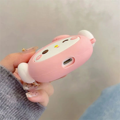 Sanrio Wearing Headphone AirPod Case