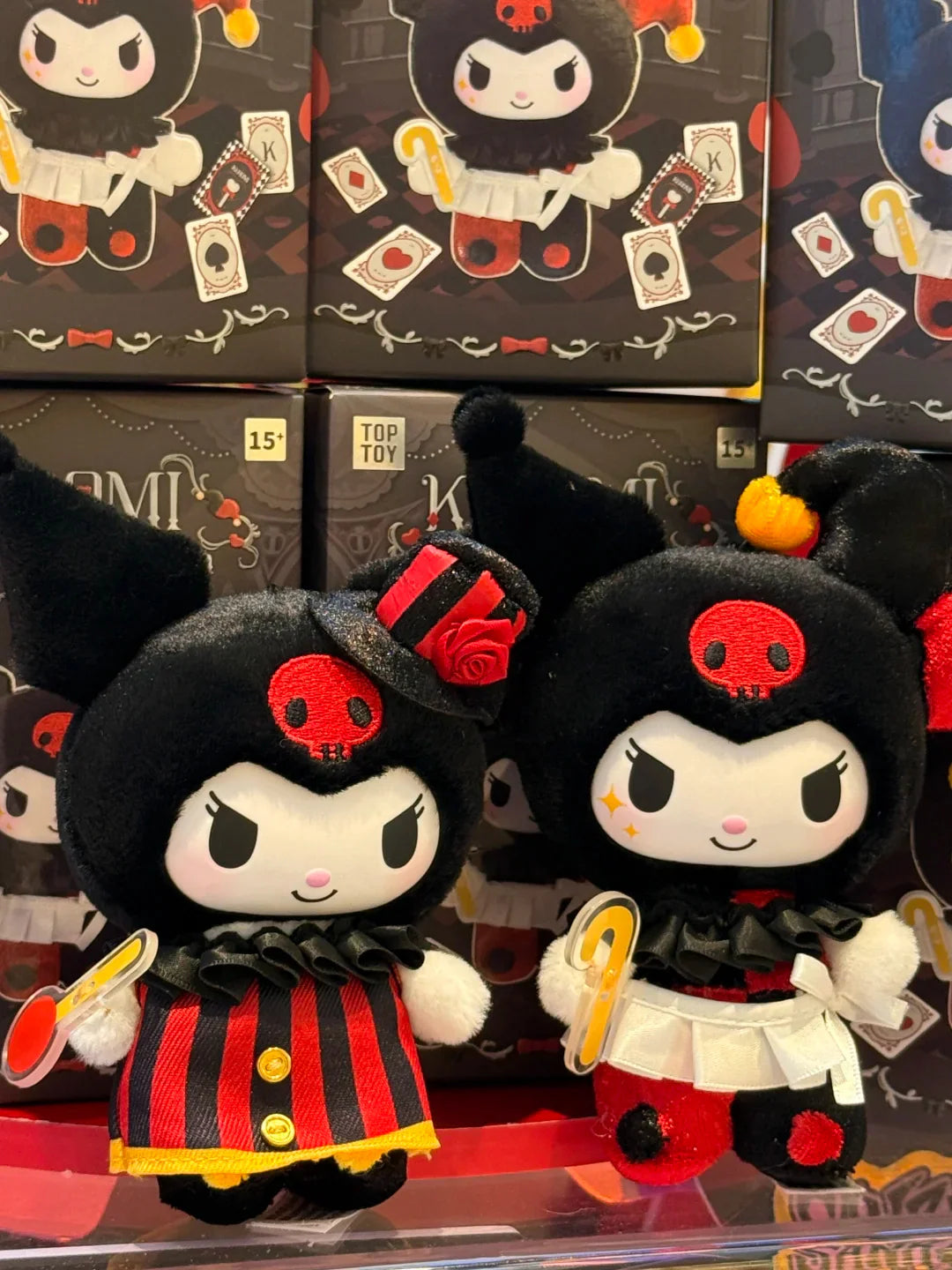 Kuromi Poker Kingdom Plush Doll Limited Edition Gothic Playing Card Blind Box