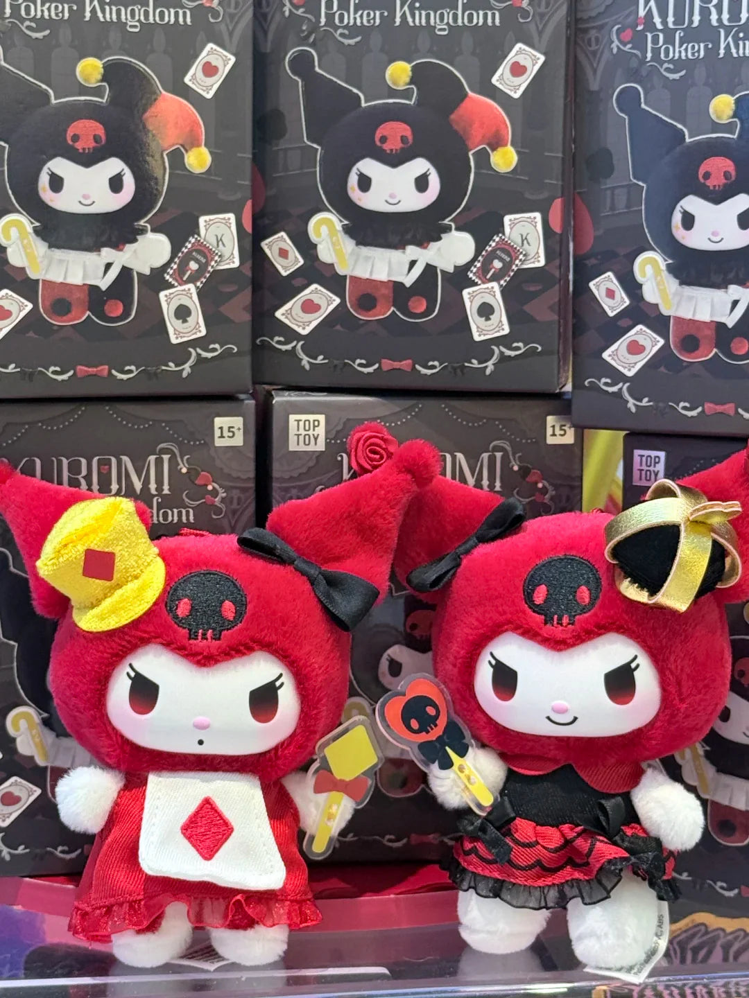 Kuromi Poker Kingdom Plush Doll Limited Edition Gothic Playing Card Blind Box