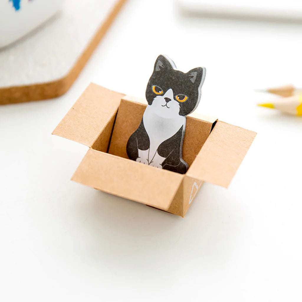 Kitty Peek-a-Box Sticky Notes