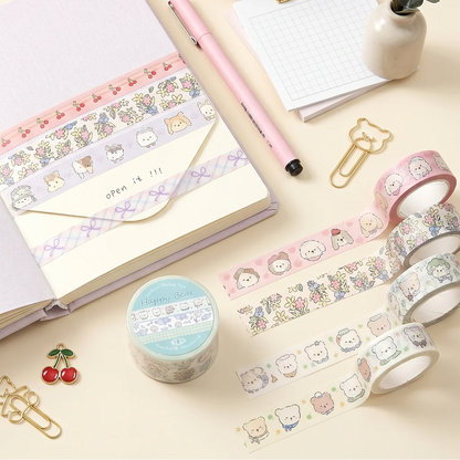 Soft Bloom Washi Tape - Set of 3