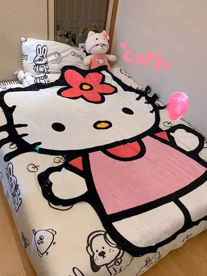 Hello Kitty Shape Blanket