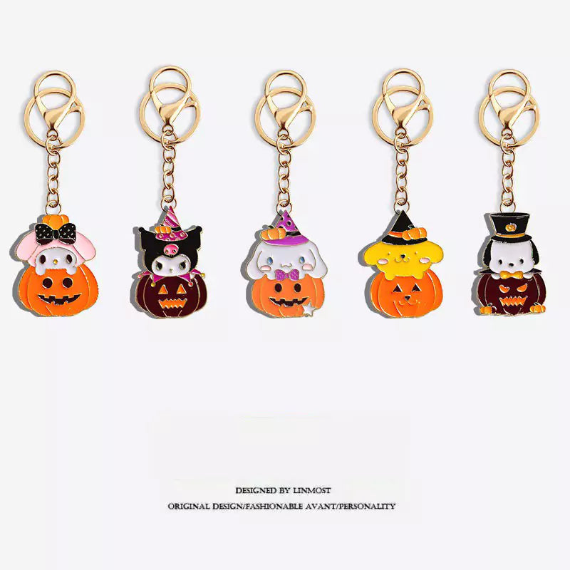 Sanrio Halloween Keychain Set (5PCs)