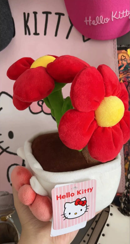 Hello Kitty Flower Pot Plushies