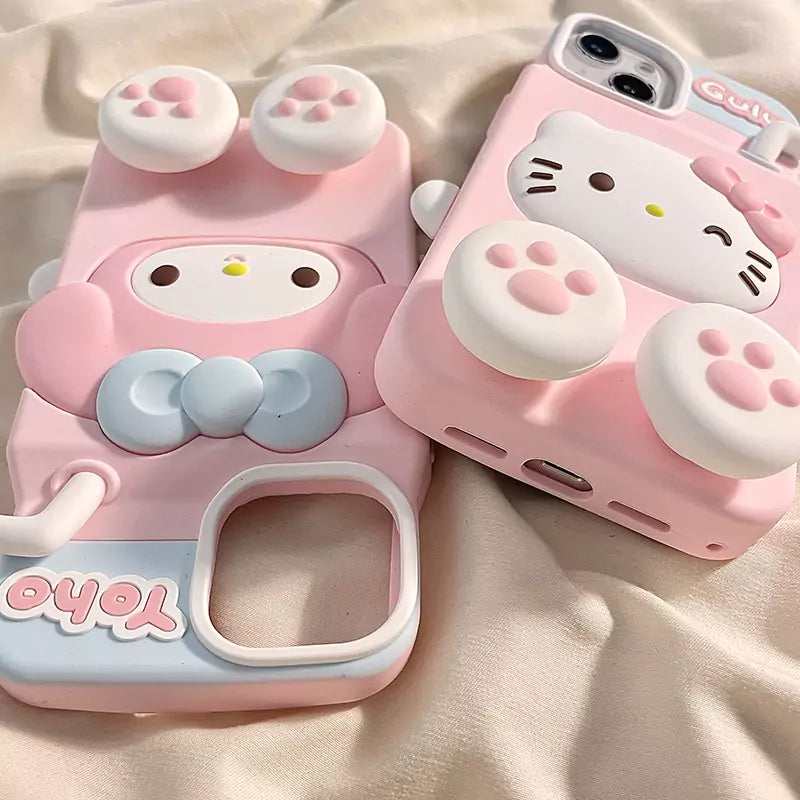 My Melody/Kitty 3D Baverage Phone Case