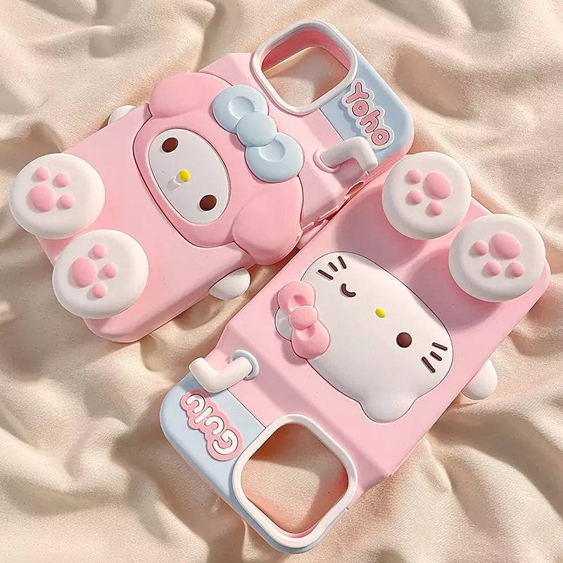 My Melody/Kitty 3D Baverage Phone Case