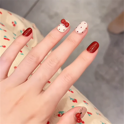 Hello Kitty Cat Eye Press-On Nail Set