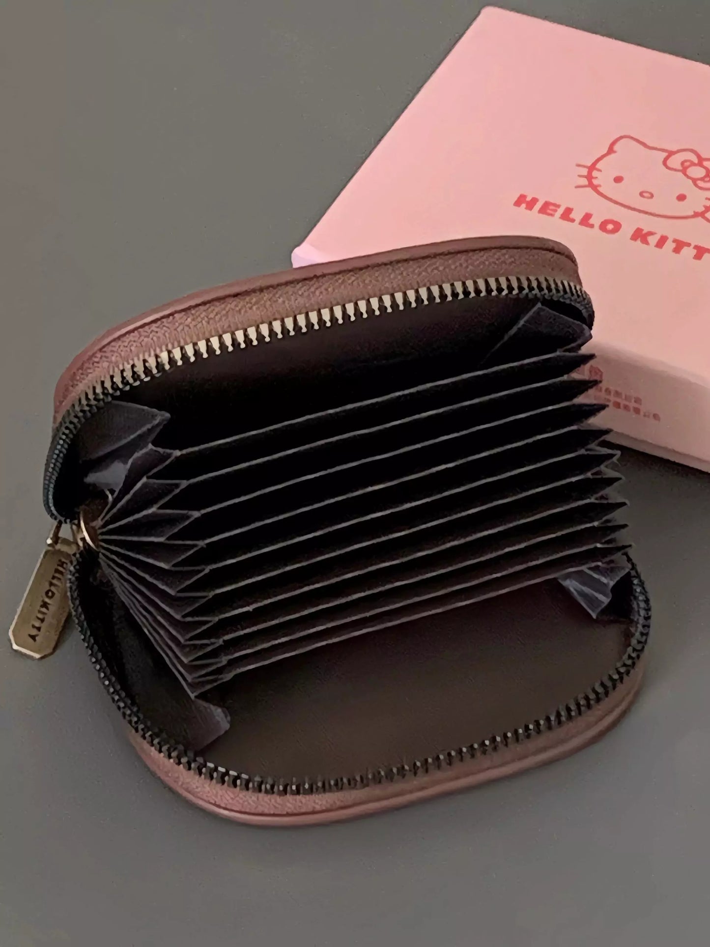 HelloKitty Card Holder Leatherette Card Organizer