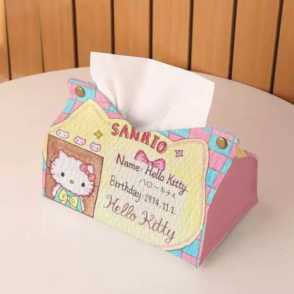 HelloKitty Oil Painting Tissue Organizer