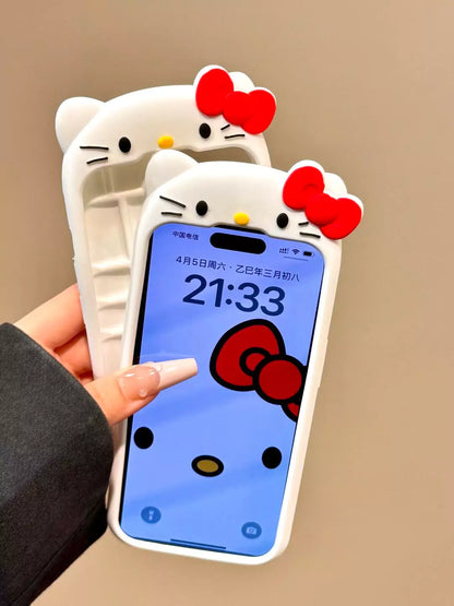 HelloKitty/My Melody Shape Silicone Phone Case