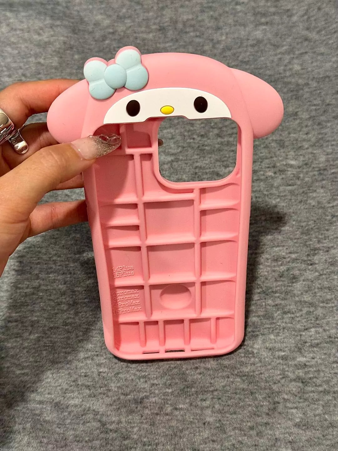 HelloKitty/My Melody Shape Silicone Phone Case
