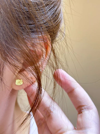 HK Stainless Steel Screw Twist Cartilage Earrings