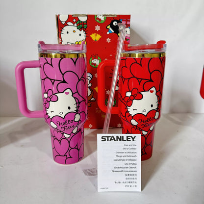 Hello Kitty Sweet Hearts 40 OZ Car Cup Gift Box Set