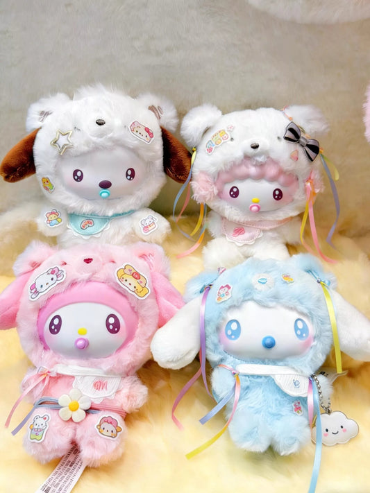 Sanrio Baby Bear Plush Blind Box Collection Little Bear Planet Mini Dolls