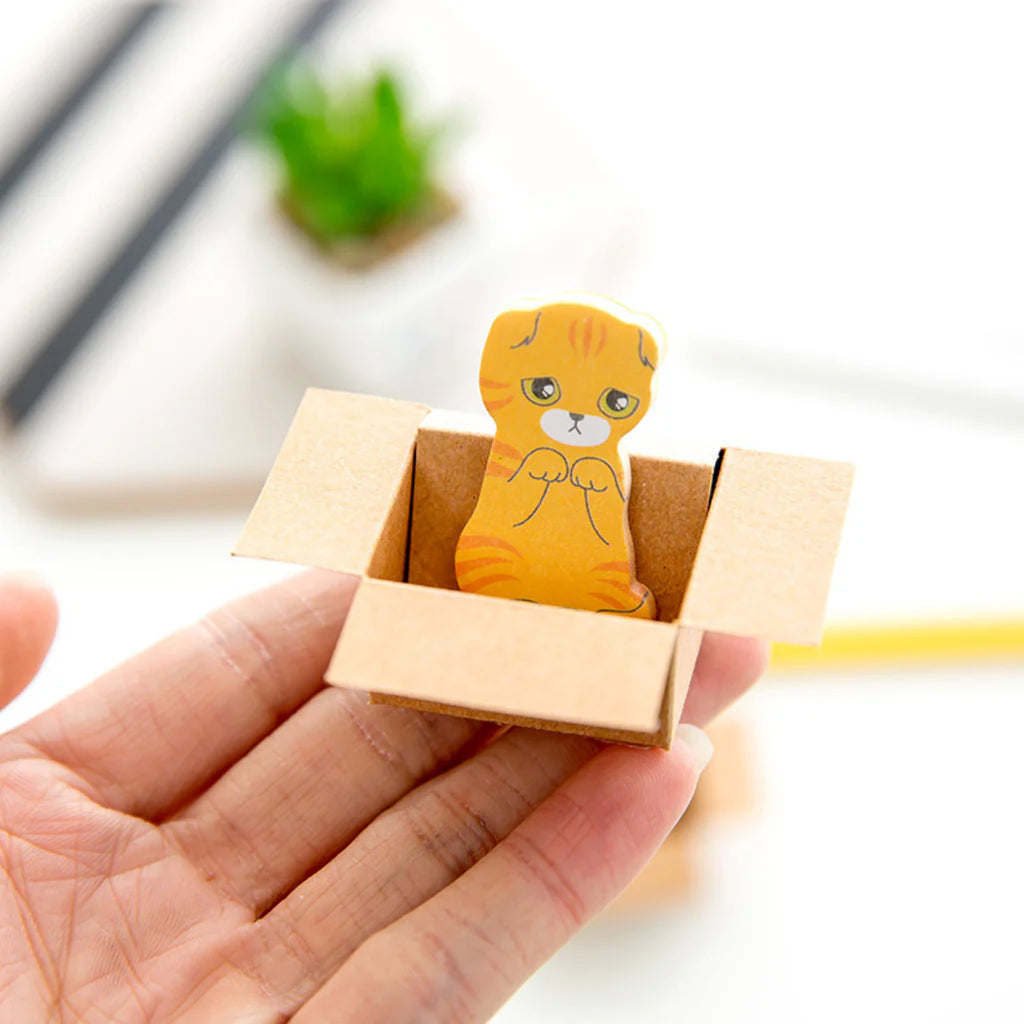 Kitty Peek-a-Box Sticky Notes