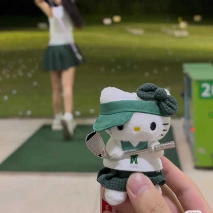 HelloKitty Golf Girl Plush Keychain