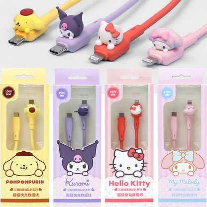 Sanrio Character Charging Cable (1m, MFi Certified)