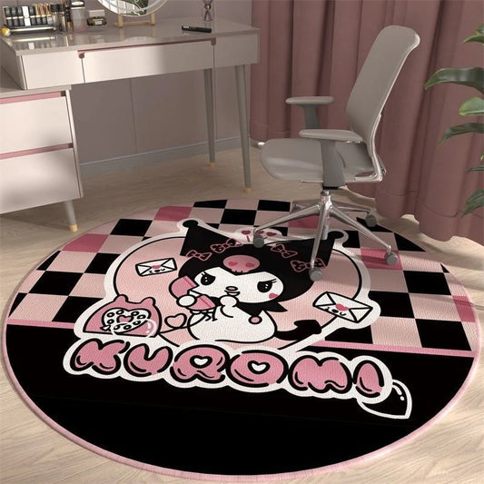 Kuromi Charm Floor Mat