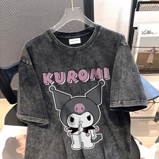 Kuromi Vintage Wash T-shirt