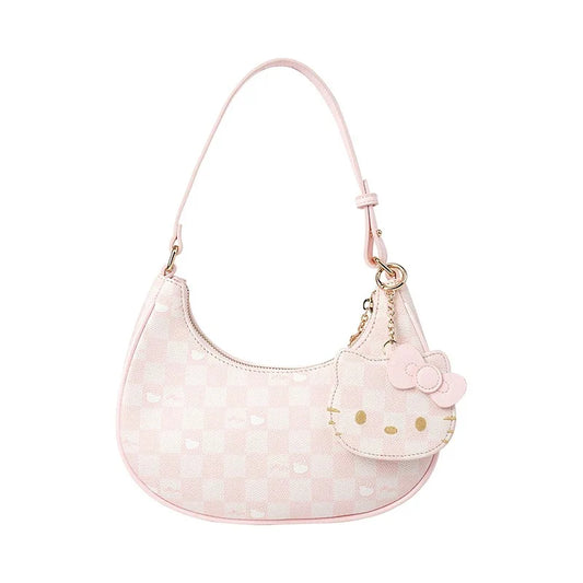 Hello Kitty Blush Pink Vanity Shoulder Bag with Mirror