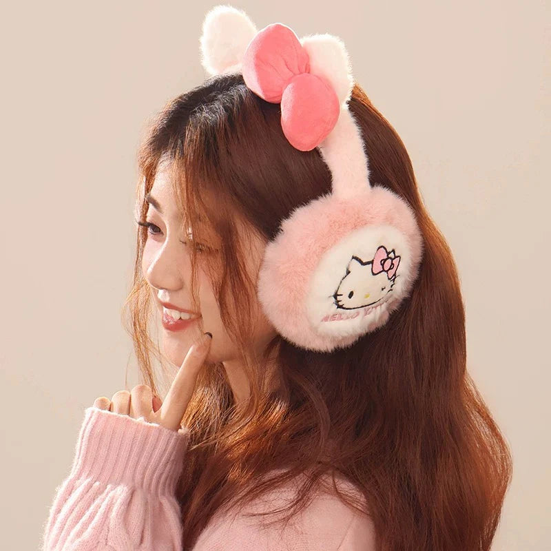 Sanrio Foldable Fluffy Winter Ear Muffs