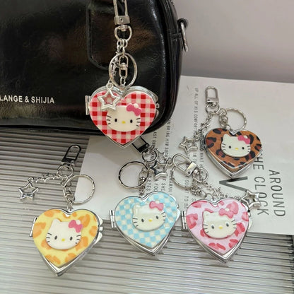 Hello Kitty Heart Mirror Keychain