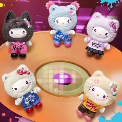 Hello Kitty Graffiti Fuzzy Plush Doll