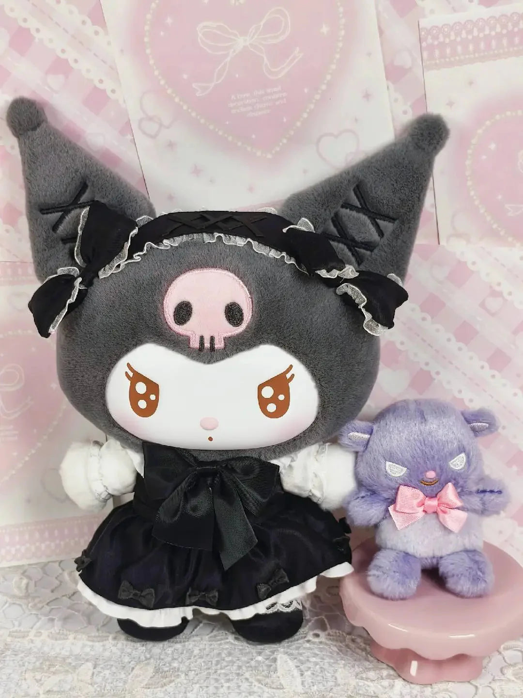 Kuromi & My Melody Fairy Tale Vinyl Face Plush Dolls