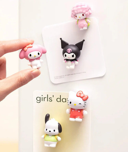 Sanrio Characters "Go to School" Magnet Figures Blind Bag