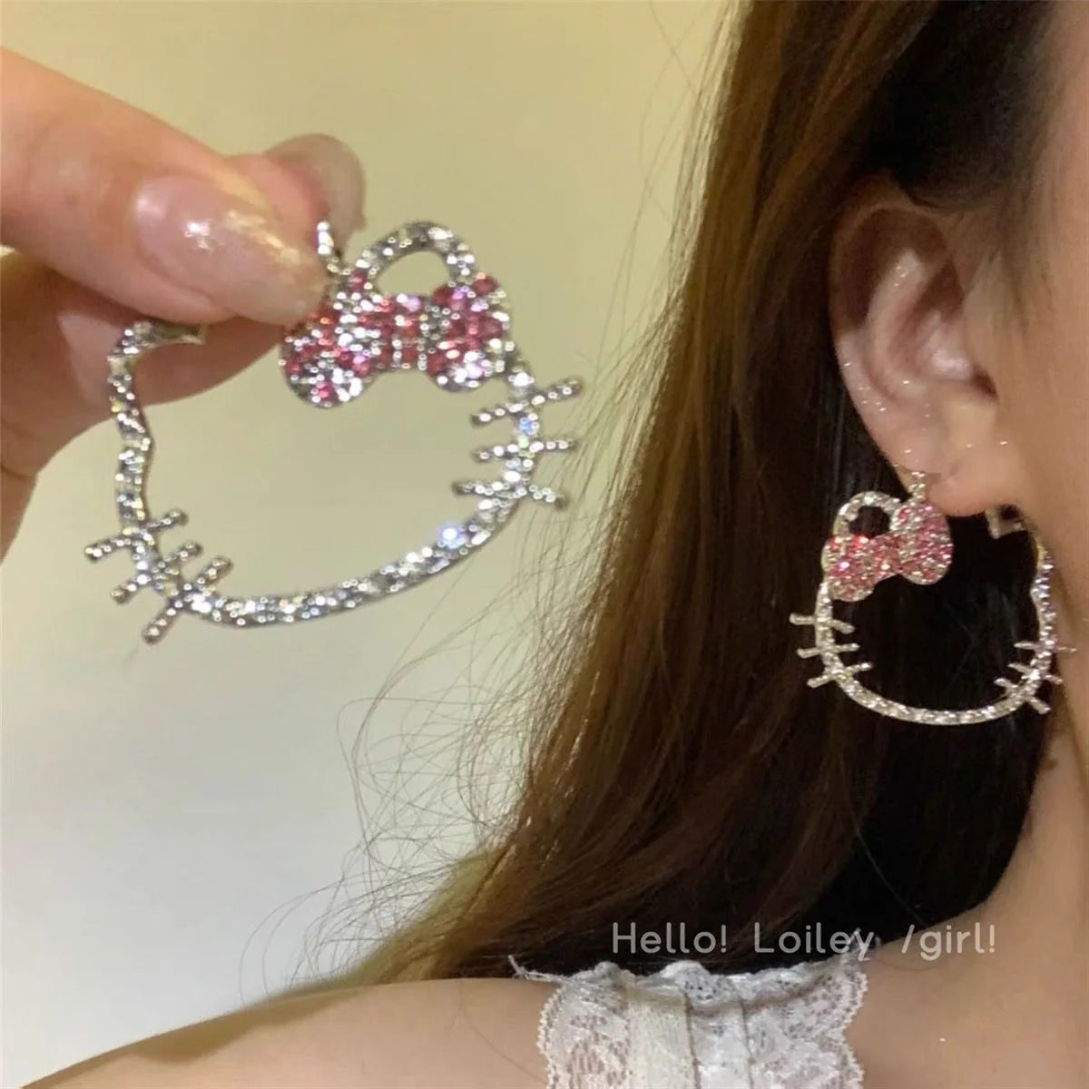 HelloKitty Sparkle Icon Earrings