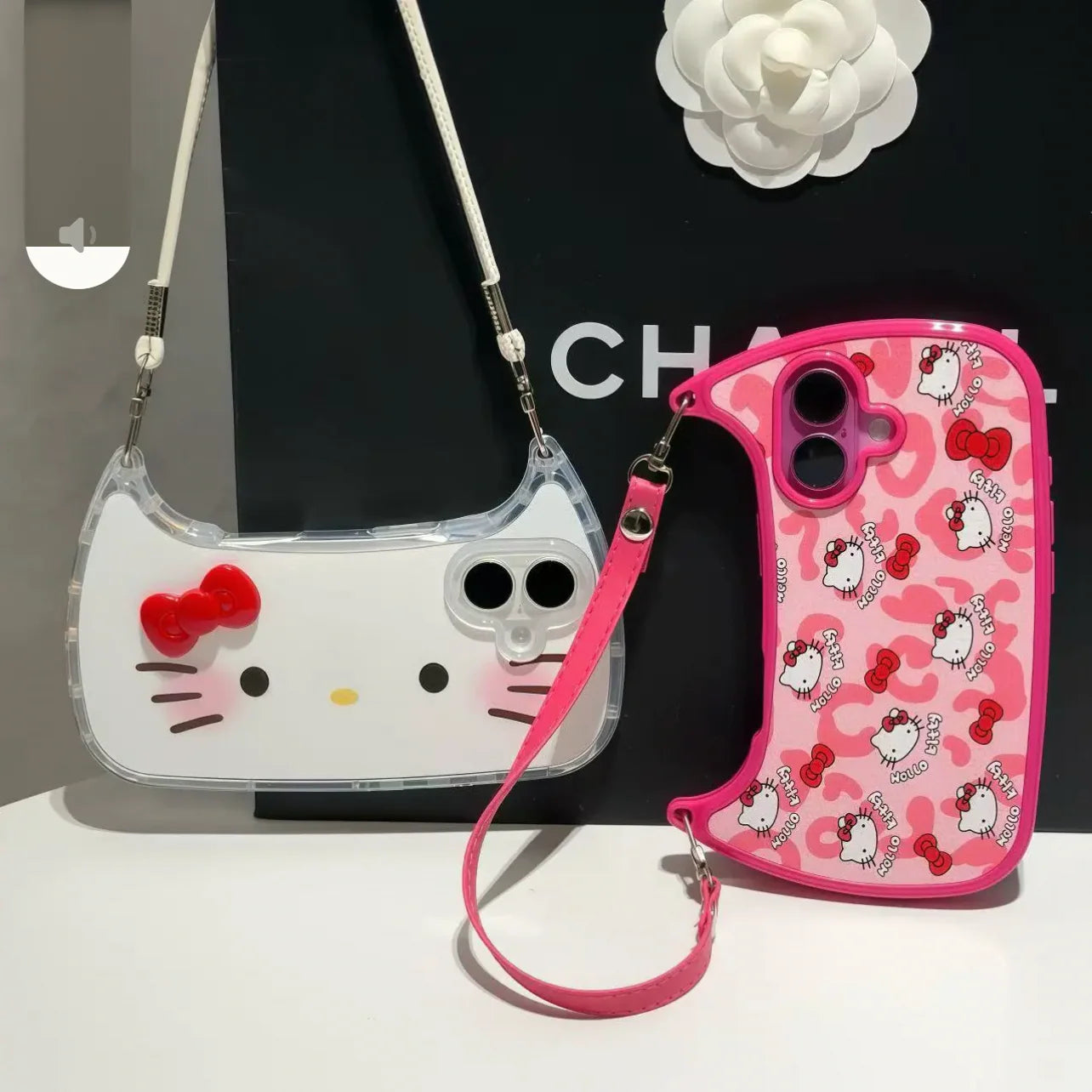 Hello Kitty Phone Case With Lanyard