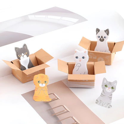 Kitty Peek-a-Box Sticky Notes