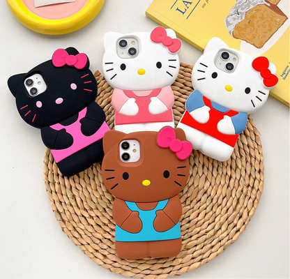 HelloKitty Kawaii Silicone Phone Case