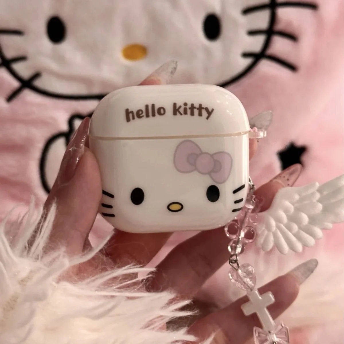 Angel Hello Kitty AirPods Case